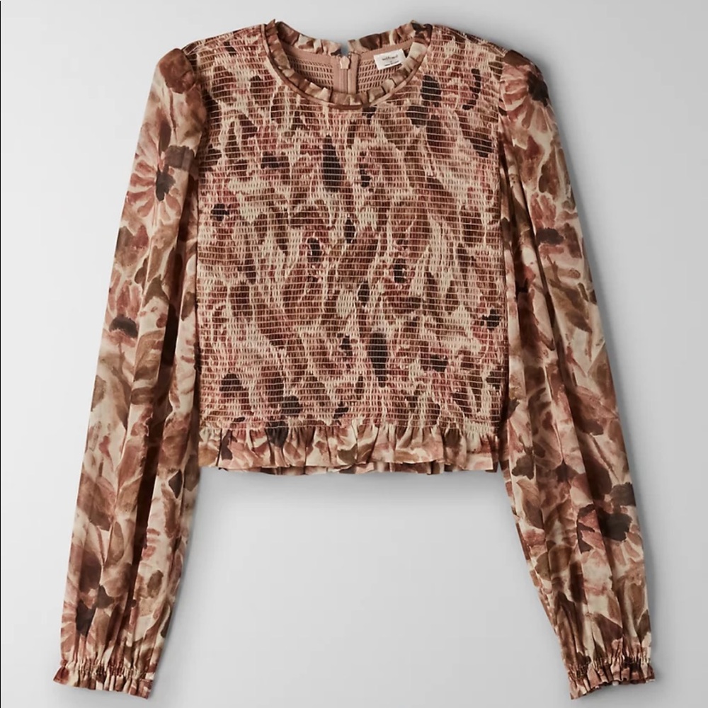 Aritzia Wilfred Tempest Blouse, Size S